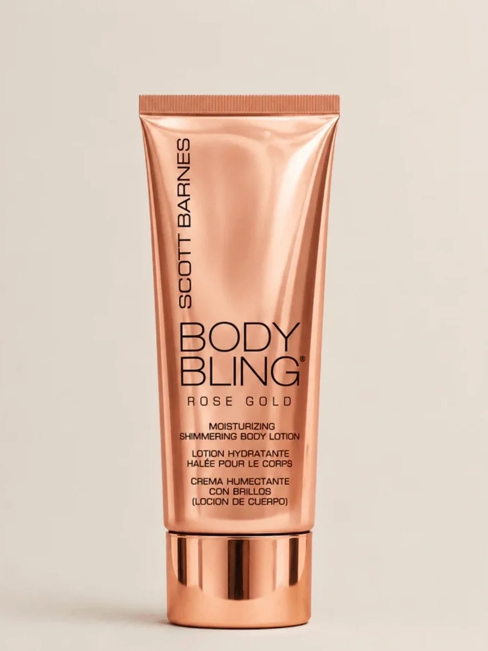 Scott Barnes Body Bling Rose Gold Shimmering Body Lotion